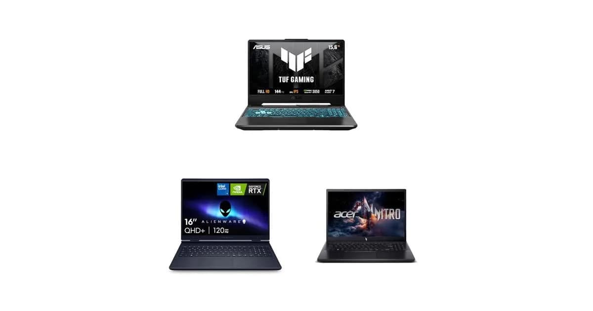 Notebooks gamer na Amazon: seleção inclui RTX 3050 e 4050